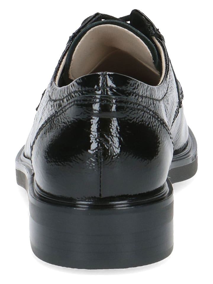 Caprice Leder-Schnürschuhe in Schwarz günstig kaufen