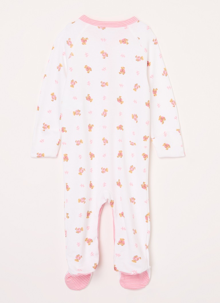 Set pentru copii Ralph Lauren format din căciulă și bavetă, 3 piese, ambalat într-o cutie cadou.
