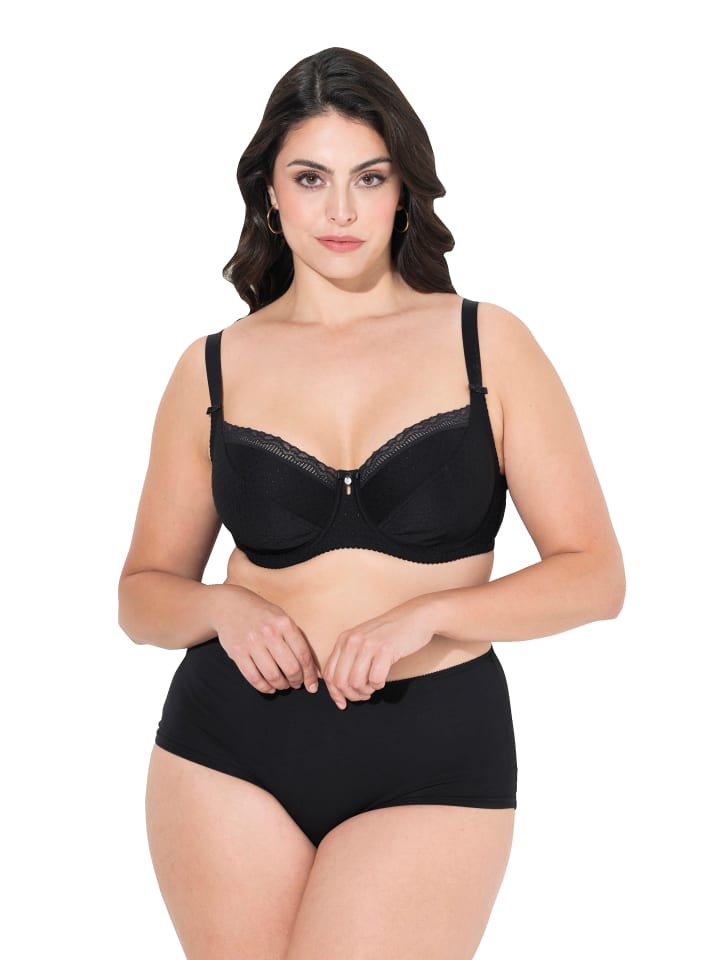Ulla Popken BH in schwarz günstig kaufen