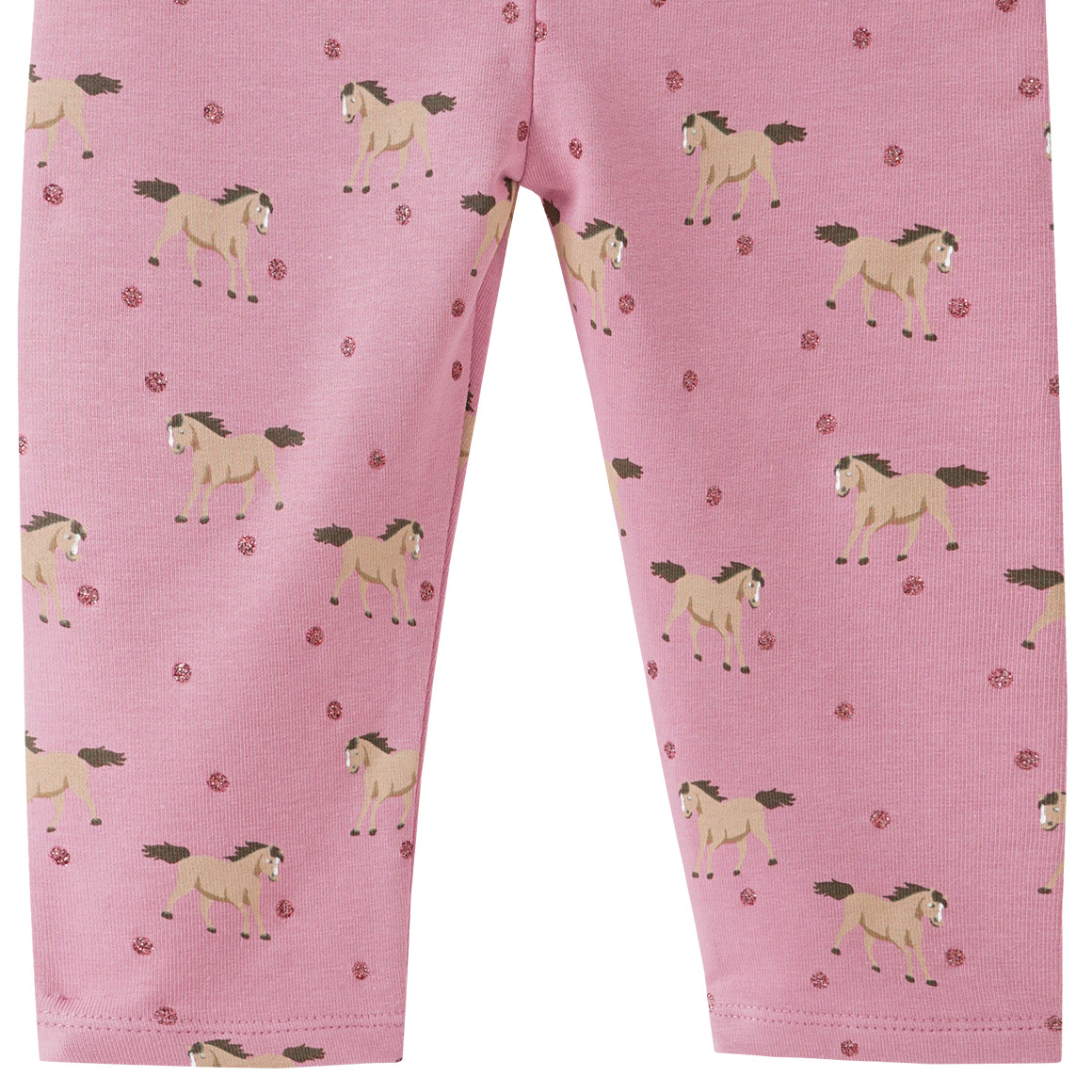 Baby Leggings mit Pferde-Allover