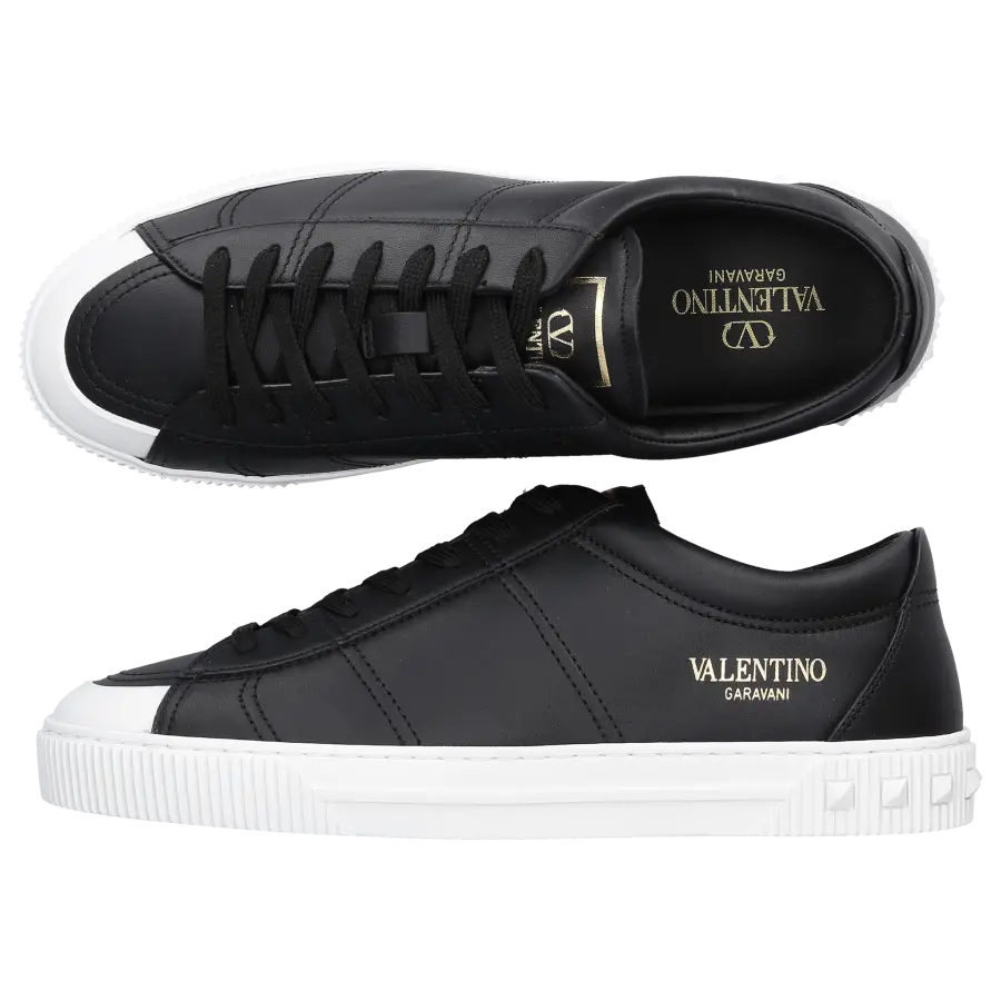 Valentino Garavani - Sneaker low CITYPLANET Kalbsleder - schwarz