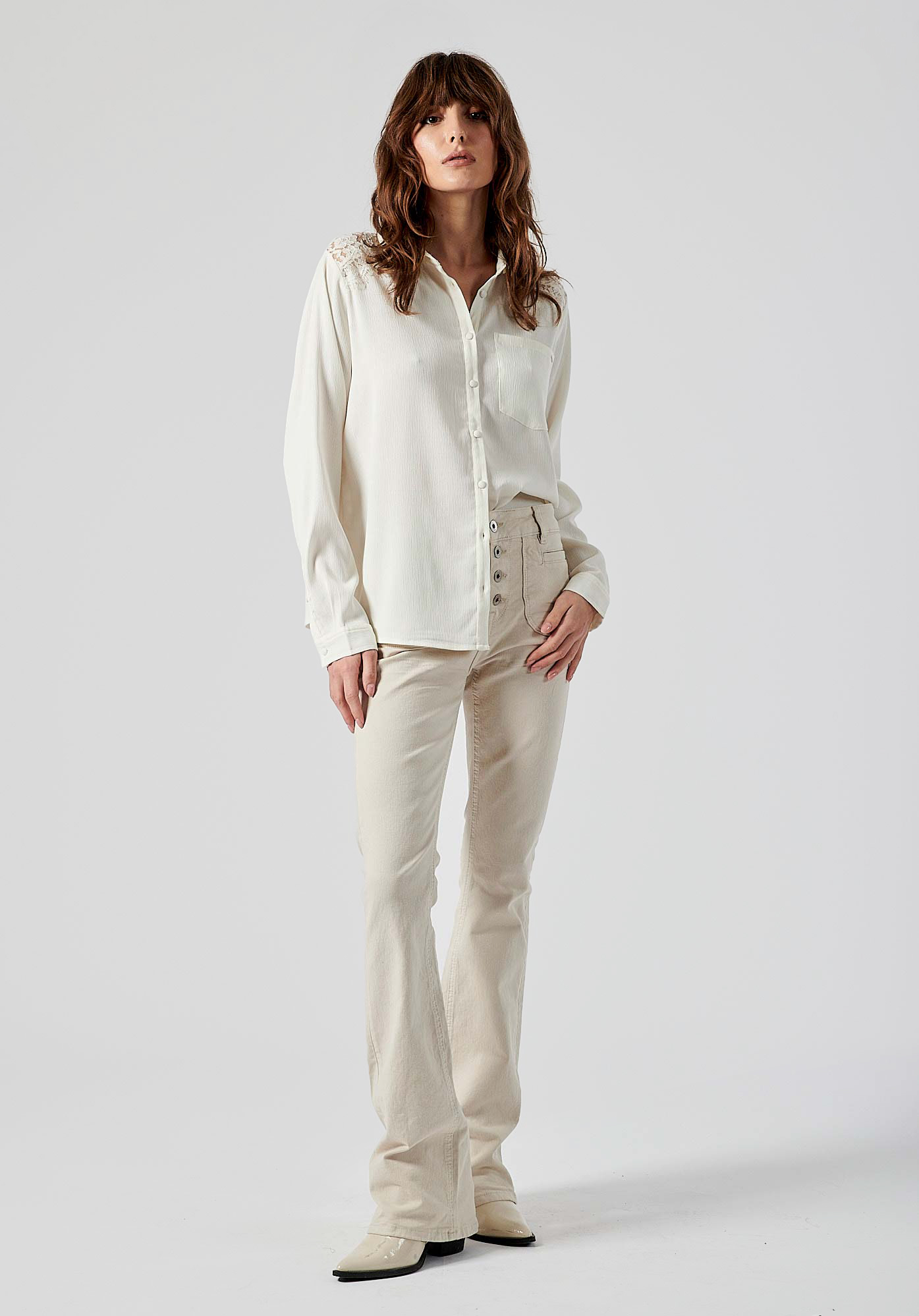 CHERI  Chemise écrue femme