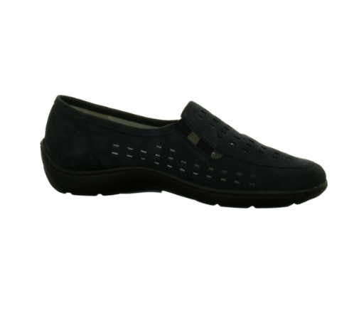 WALDLÄUFER Komfort Slipper blau Henni