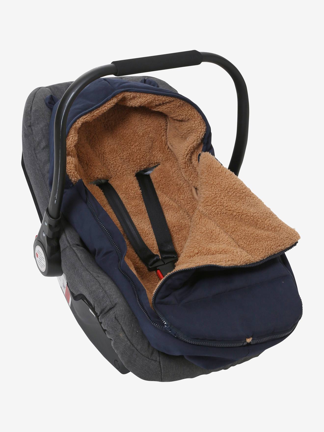 Vertbaudet Fußsack für Kinderwagen & Babyschale, wetterfest - schwarz