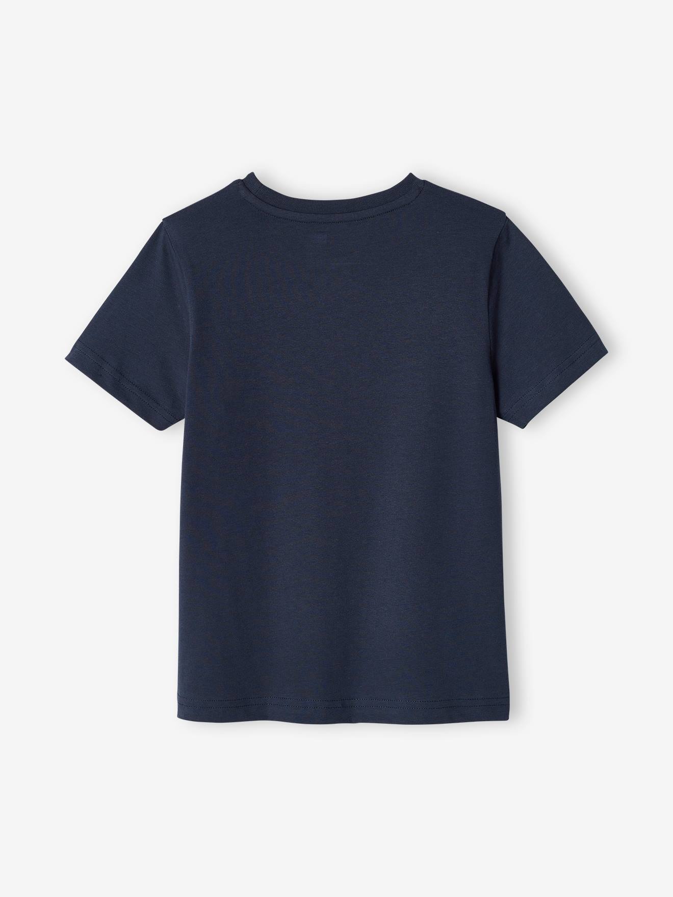 T-shirt imprimé Basics garçon manches courtes ocre