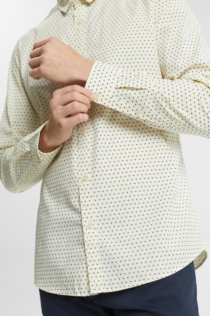 Slim-Fit-Hemd mit Herzprint