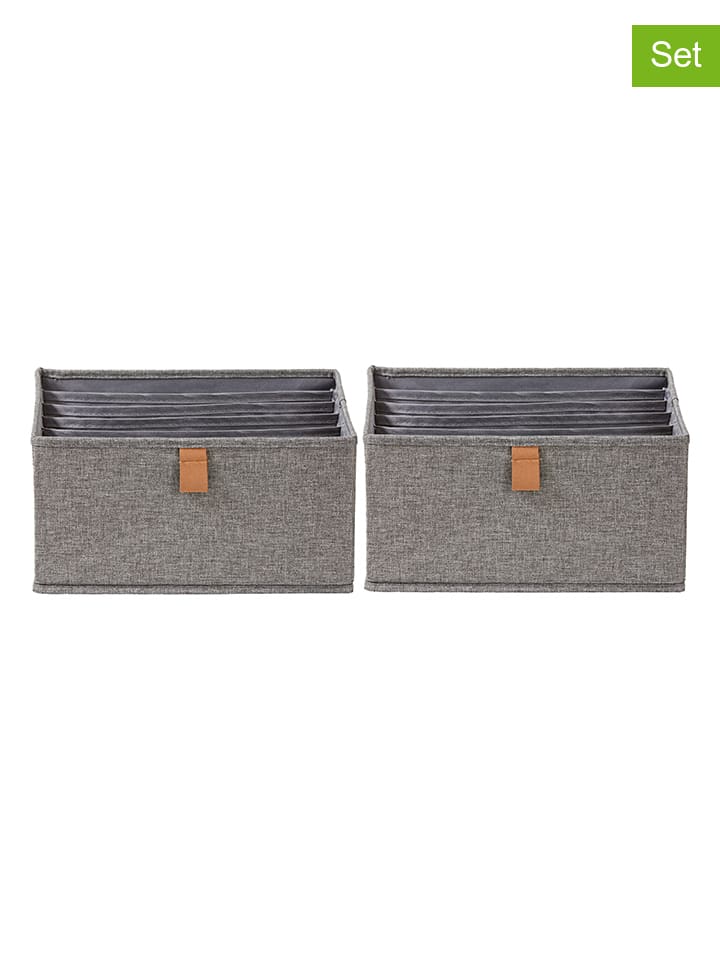 STORE IT 2er-Set: Organizer in Grau - (B)30 x (H)15 x (T)30 cm günstig kaufen onesize