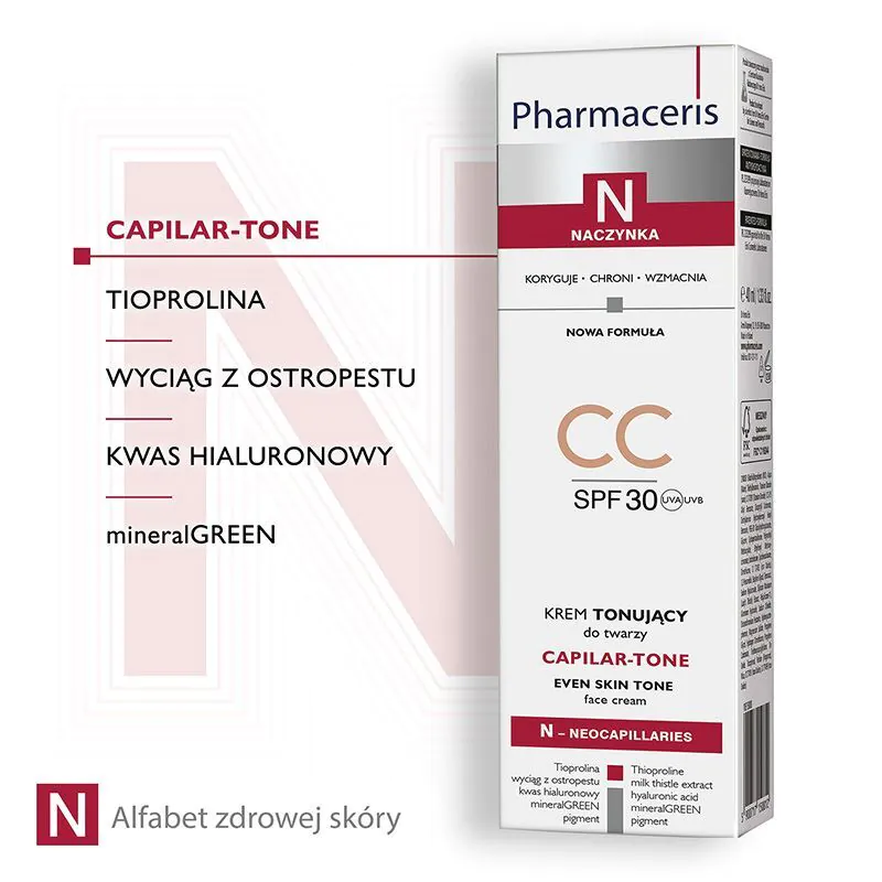 Pharmaceris N Capilar-Tone CC Tonet Creme SPF30