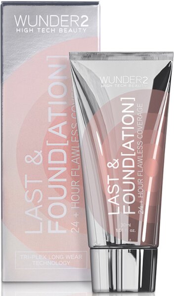 Wunder2 Last & Found[ation] 24 + Hour Flawless Coverage Flüssige Foundation