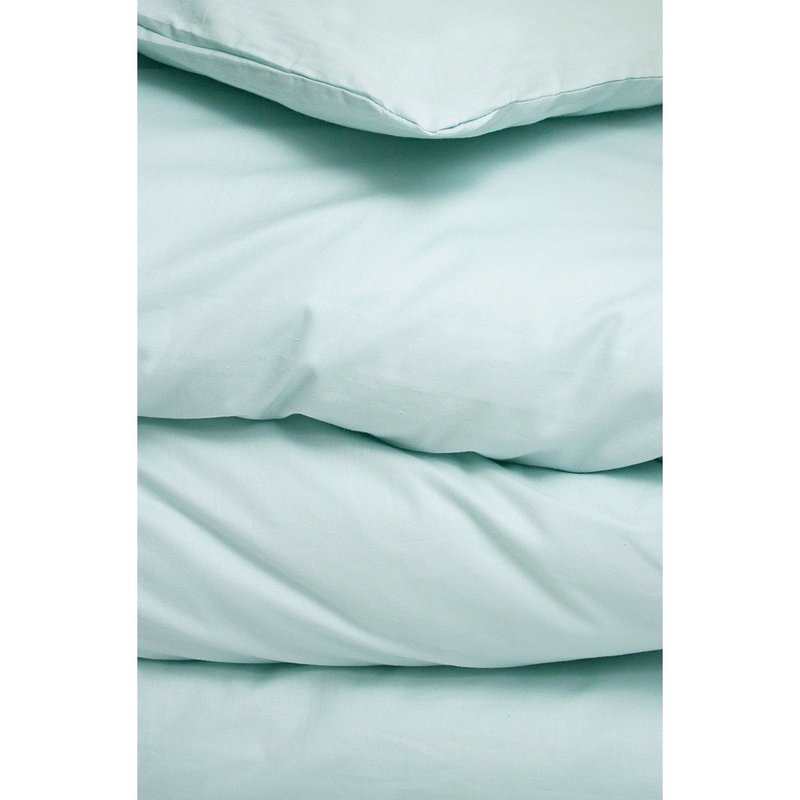 Housse de couette unie en Coton Bio pour lit 1 personne