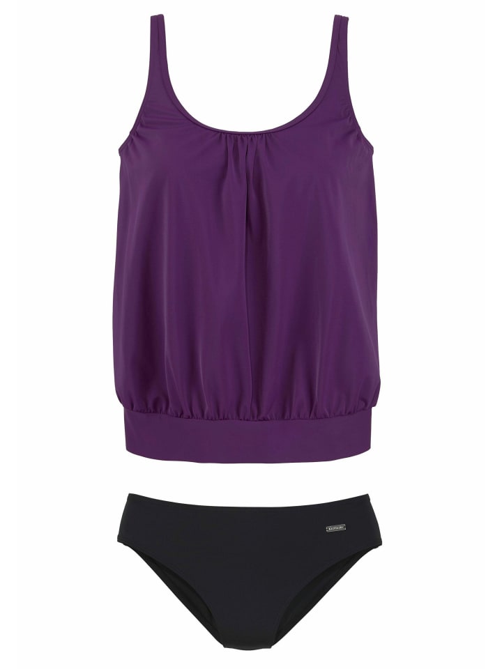 LASCANA Oversize-Tankini in aubergine günstig kaufen