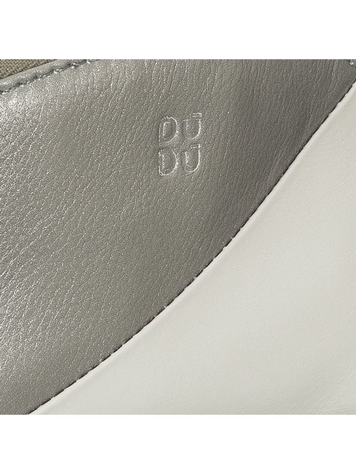 DuDu Segovia Kosmetiktasche Leder 16 cm in silber günstig kaufen onesize
