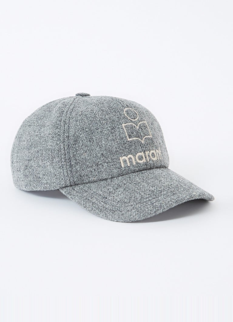 Isabel Marant Tyron cap made of wool with logo embroidery