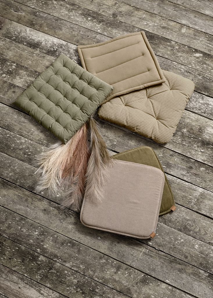 LOMME LOMME chair cushion 38x38x2 green