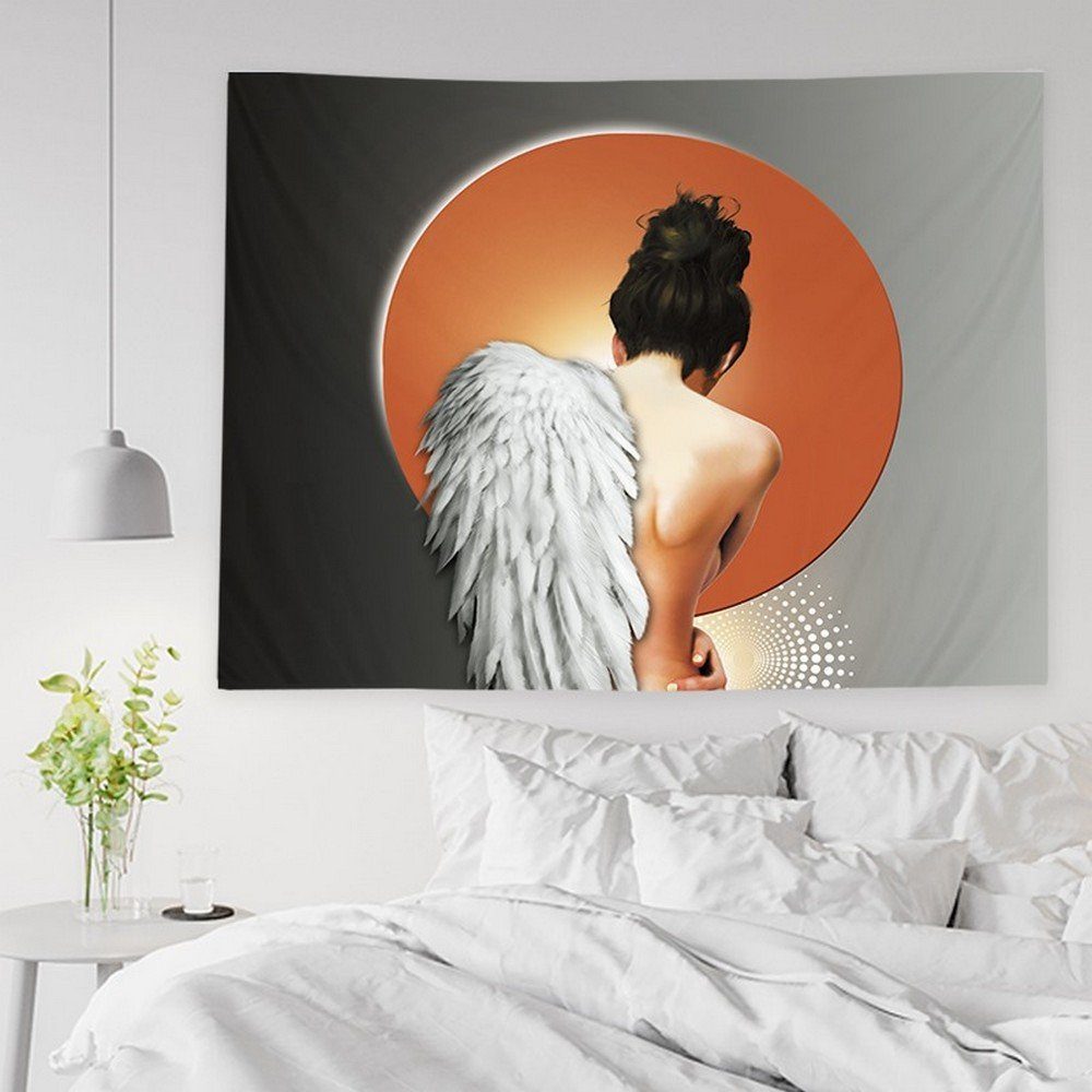 Wandteppich Wandbehänge Wanddekoration Tuch einfache modern Tapisserie Wandtuch, Ronner UG
