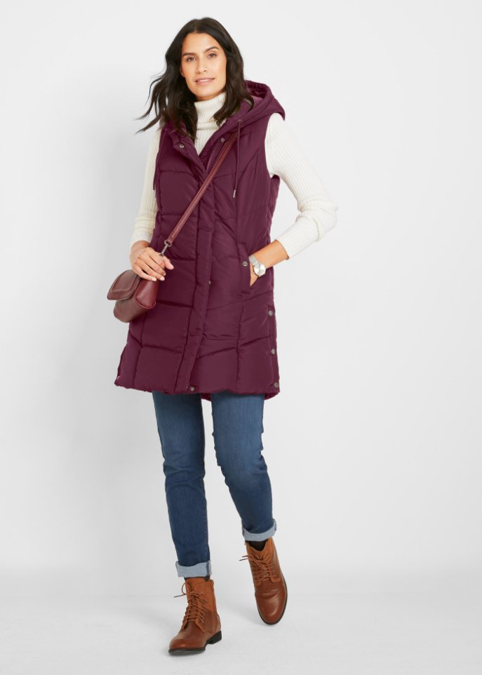 Steppweste aus recyceltem Polyester