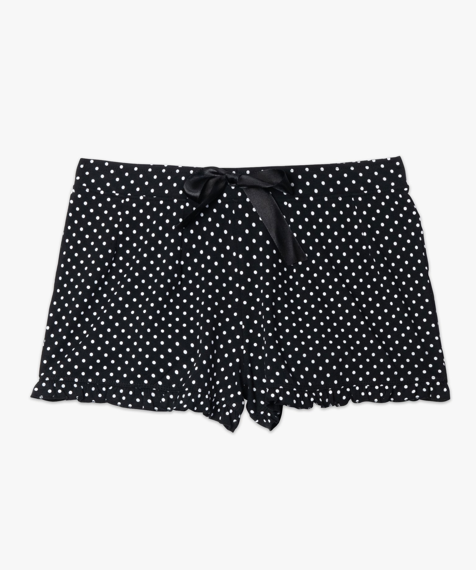 Short de pyjama femme imprimé à petits volants dans le bas imprime | GEMO