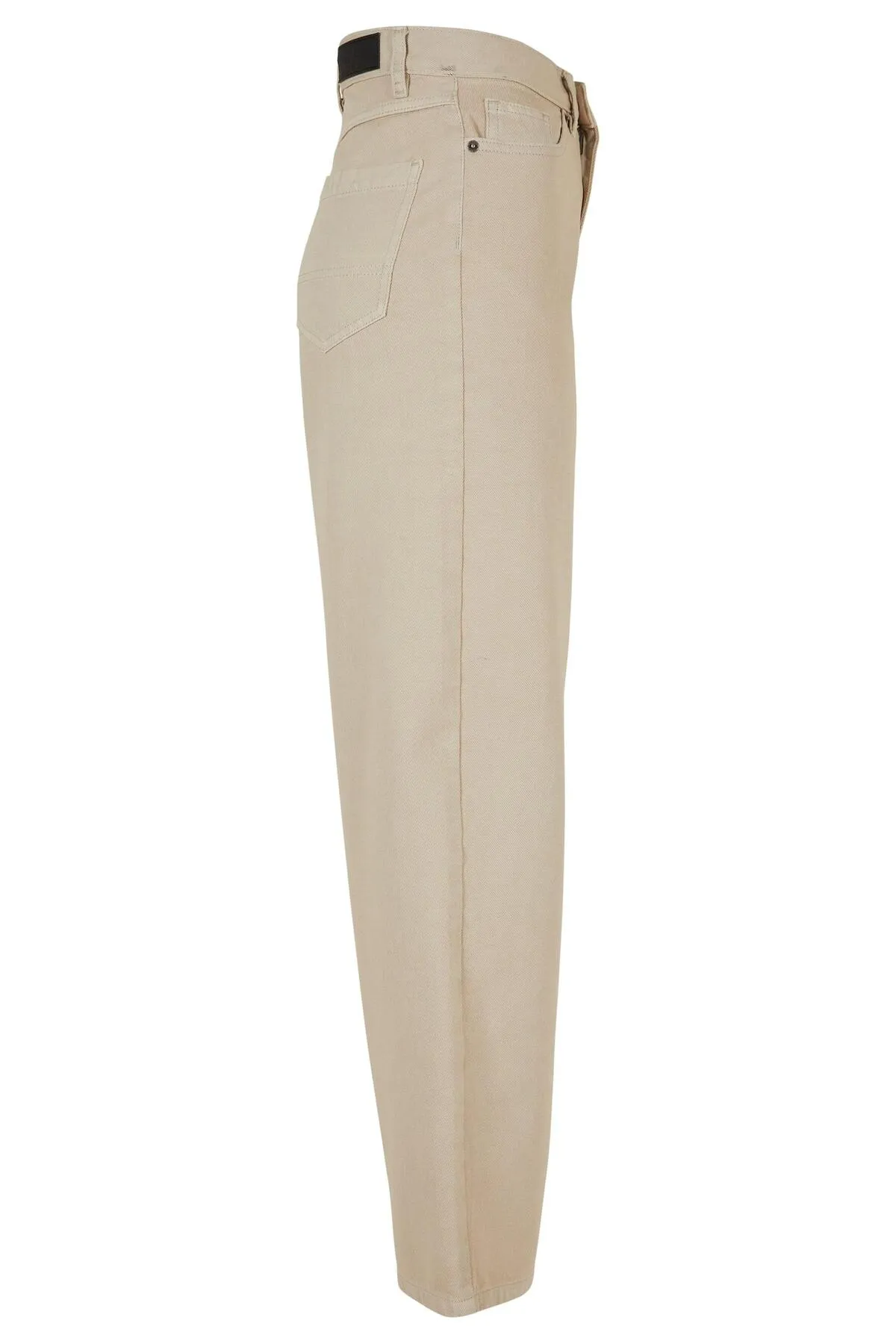 Urban Classics  Damen Denim-Hose im 90er-Jahre-Stil mit hoher Taille und weitem Bein