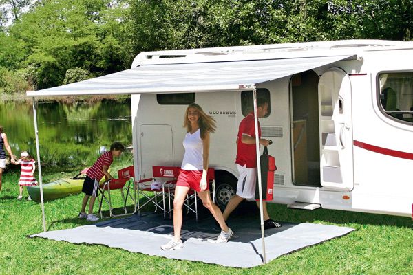 Fiamma F45s Polar White 400 Royal Grey Kassettenmarkise