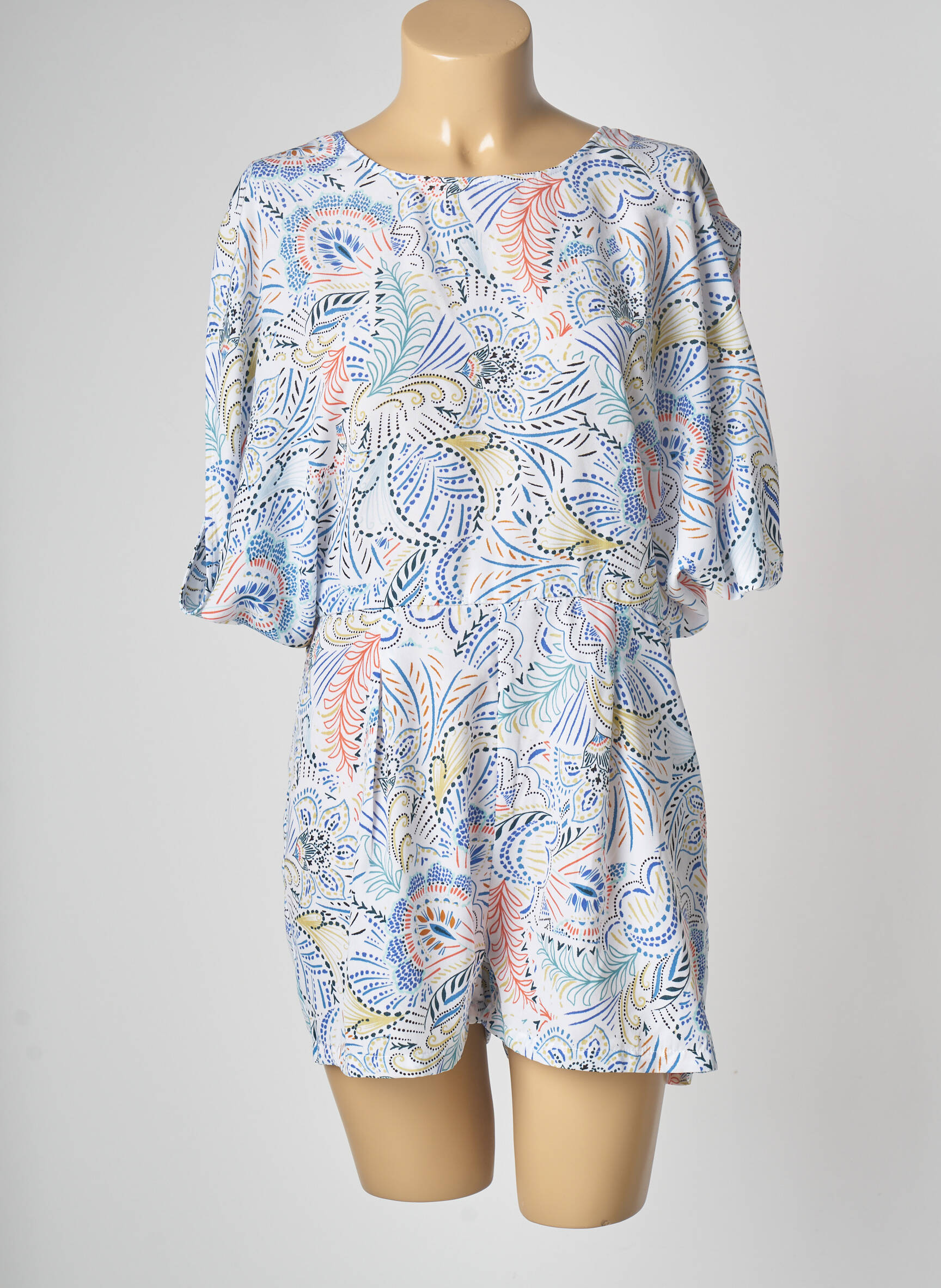 Molly Bracken Combi Shorts Femme couleur bleu