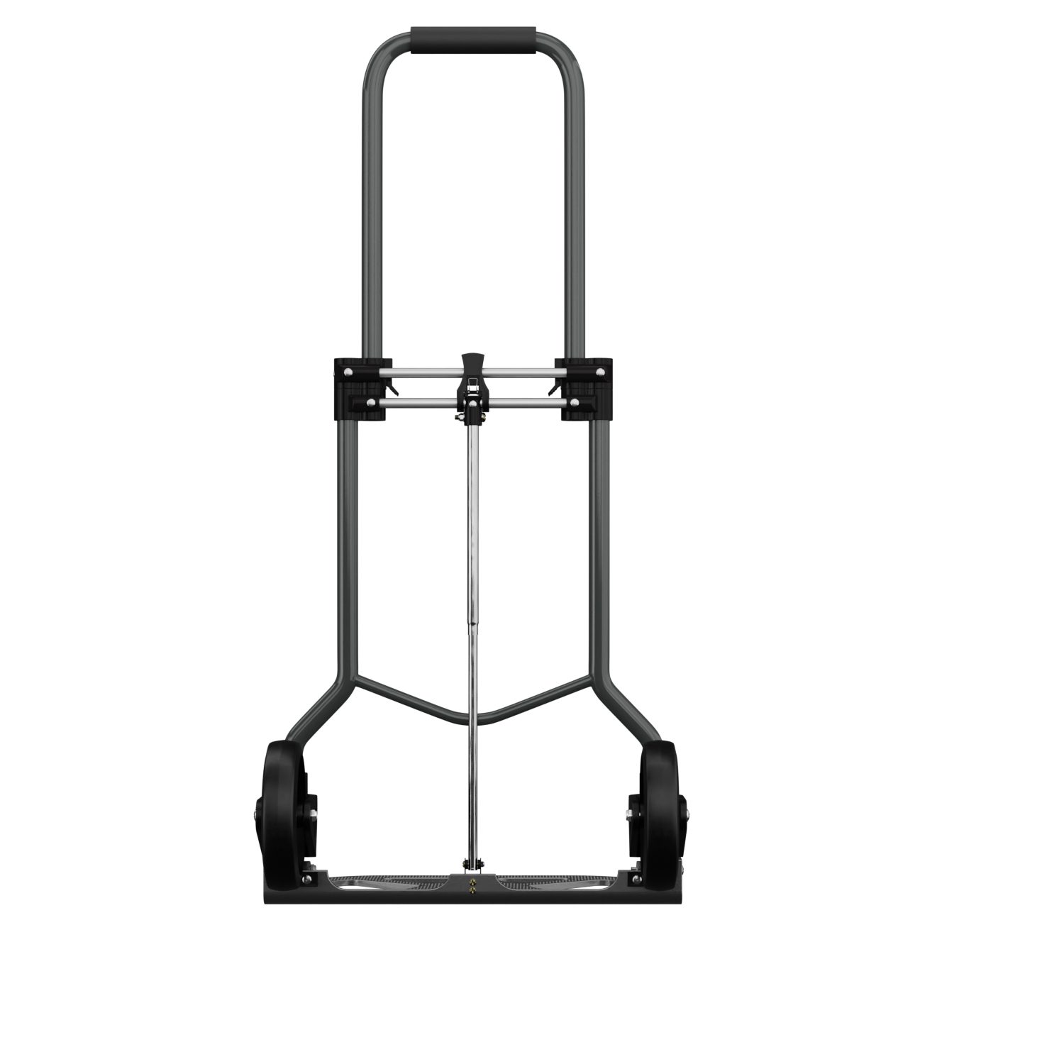 TroniTechnik Sackkarre Handkarre Transportkarre Handwagen, klappbar bis 100 kg Tragfähigkeit, (Transportkarre mit fixierbarem Tragegriff, rutschfeste Transportfläche), faltbar, BxTxH 48x42x98cm, Handkarre zum Transport, Schaumstoffgriff