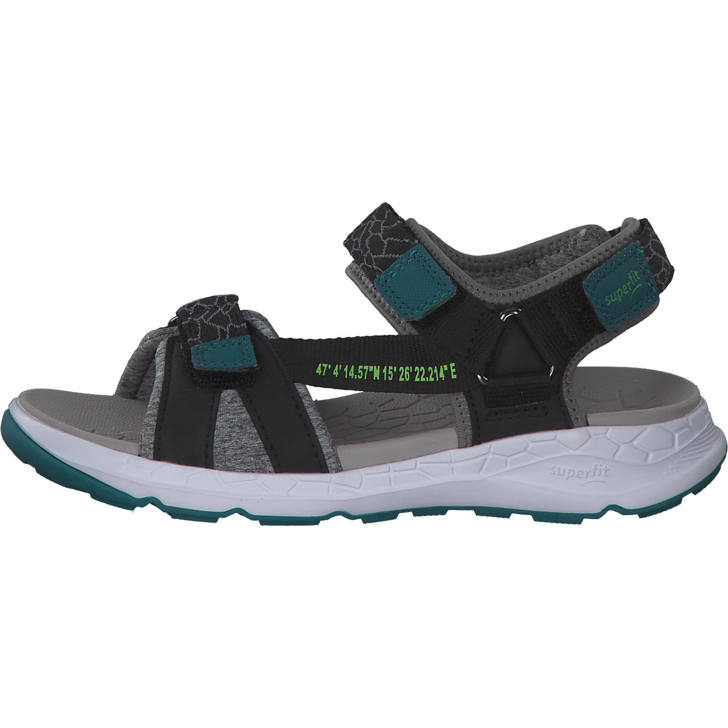 Superfit 00580, Sandalen (Kinder), Kinder, Schwarz