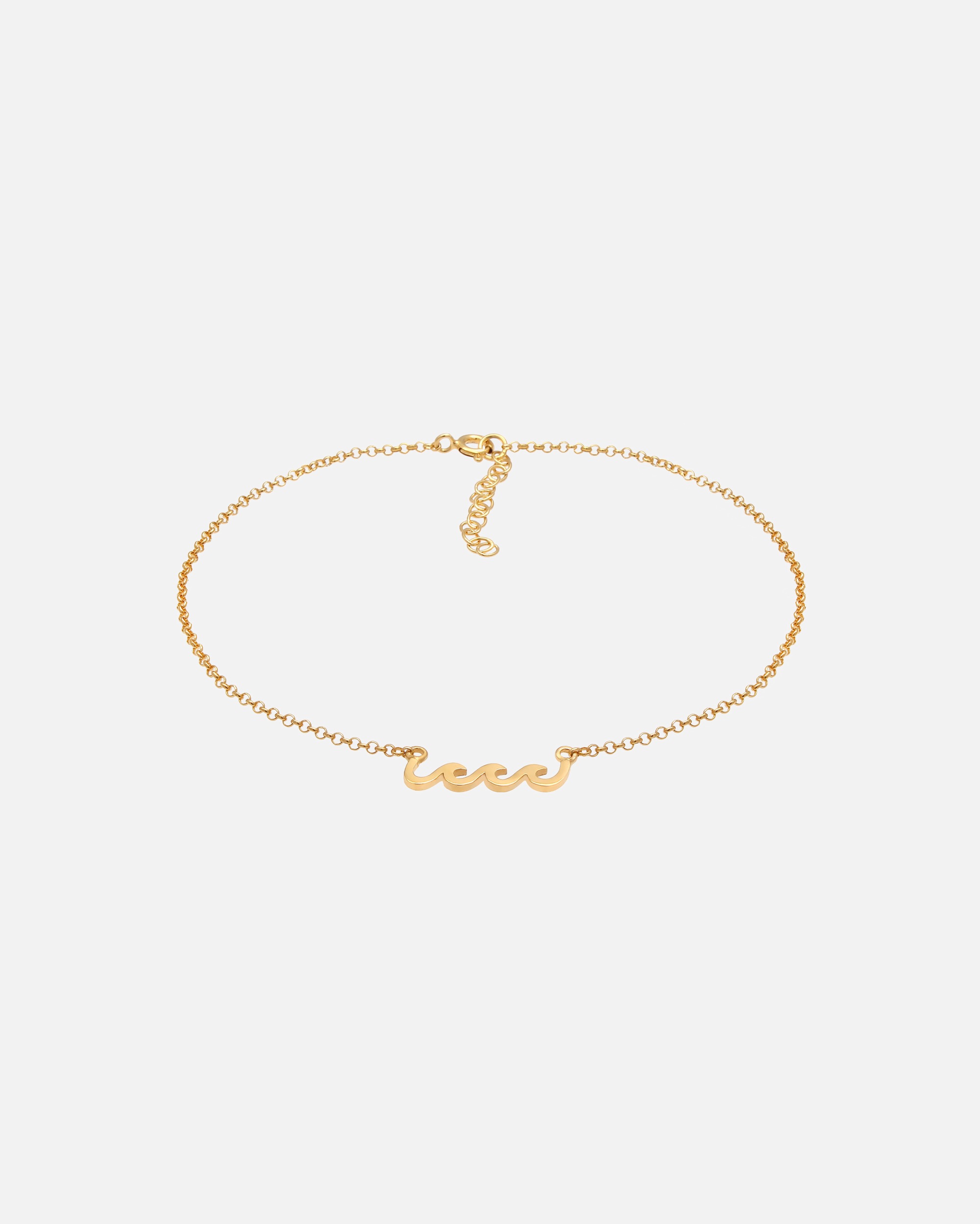 Elli Damen-Fußschmuck, Wellen, Strand, Sommer, aus 925er Sterlingsilber