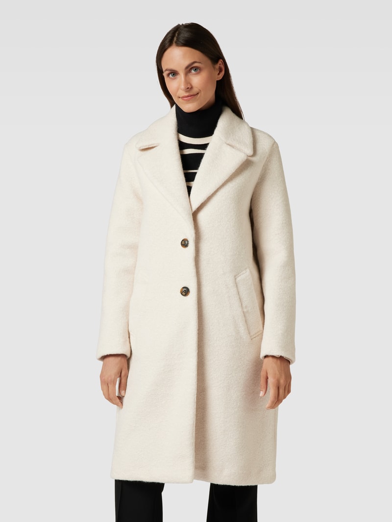 Mantel mit Reverskragen Modell 'ANNY' in offwhite