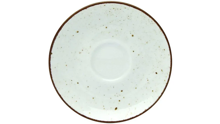 CreaTable Espressountertasse Vintage Nature Ø11cm Weiß