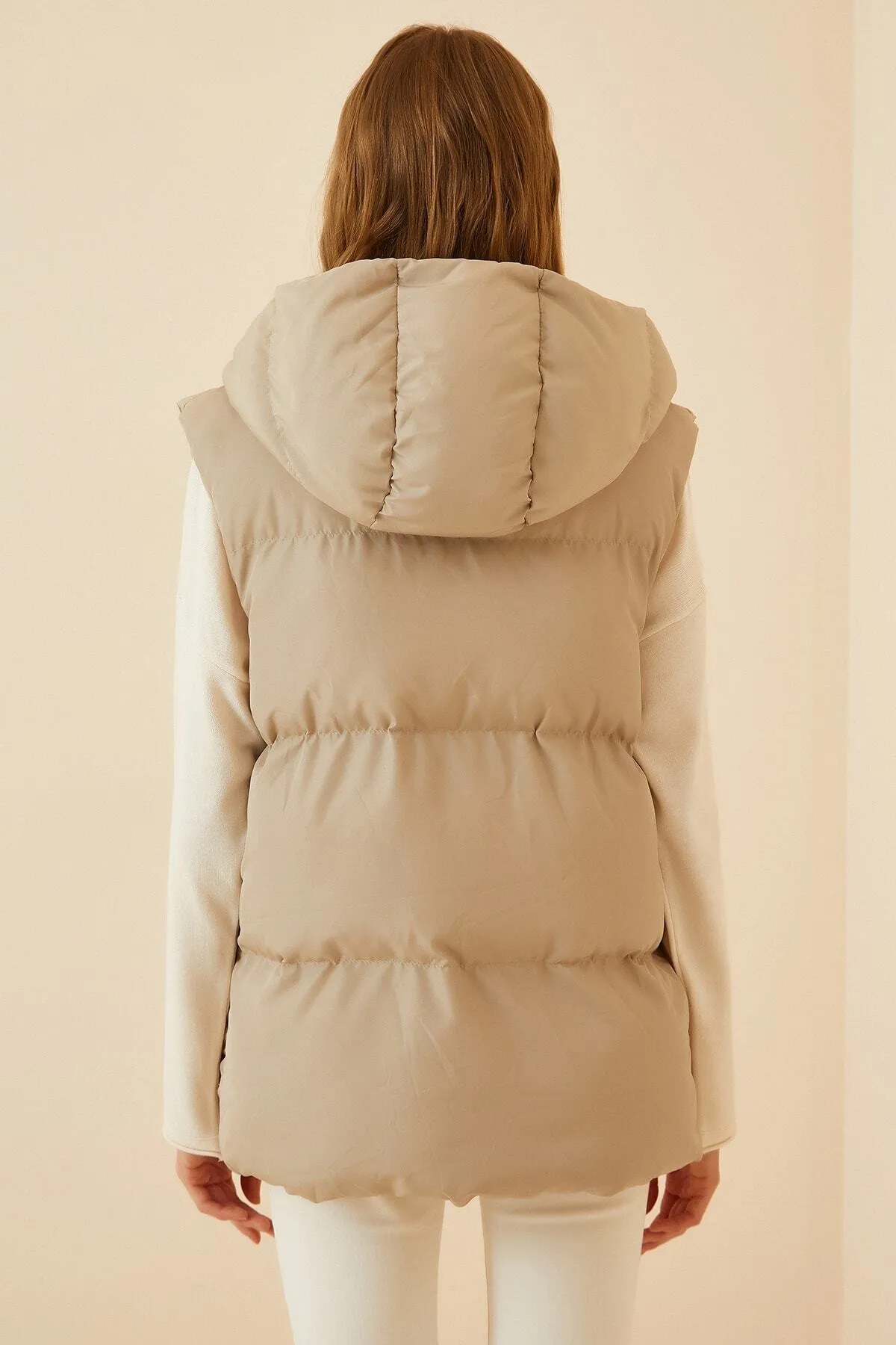 Happiness İstanbul  Weste - Beige - Puffer