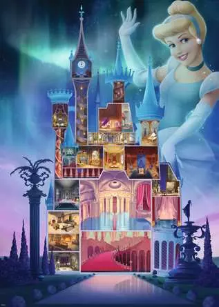 Puzzle 1000 Teile - Disney Castles: Cinderella