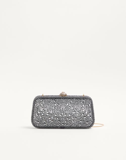 Valentino Garavani Carry Secrets Minaudière com Strass