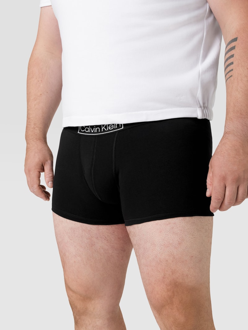 PLUS SIZE Trunks mit Stretch-Anteil in schwarz