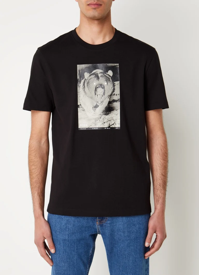 Tricou cu imprimeu HUGO BOSS Wilds