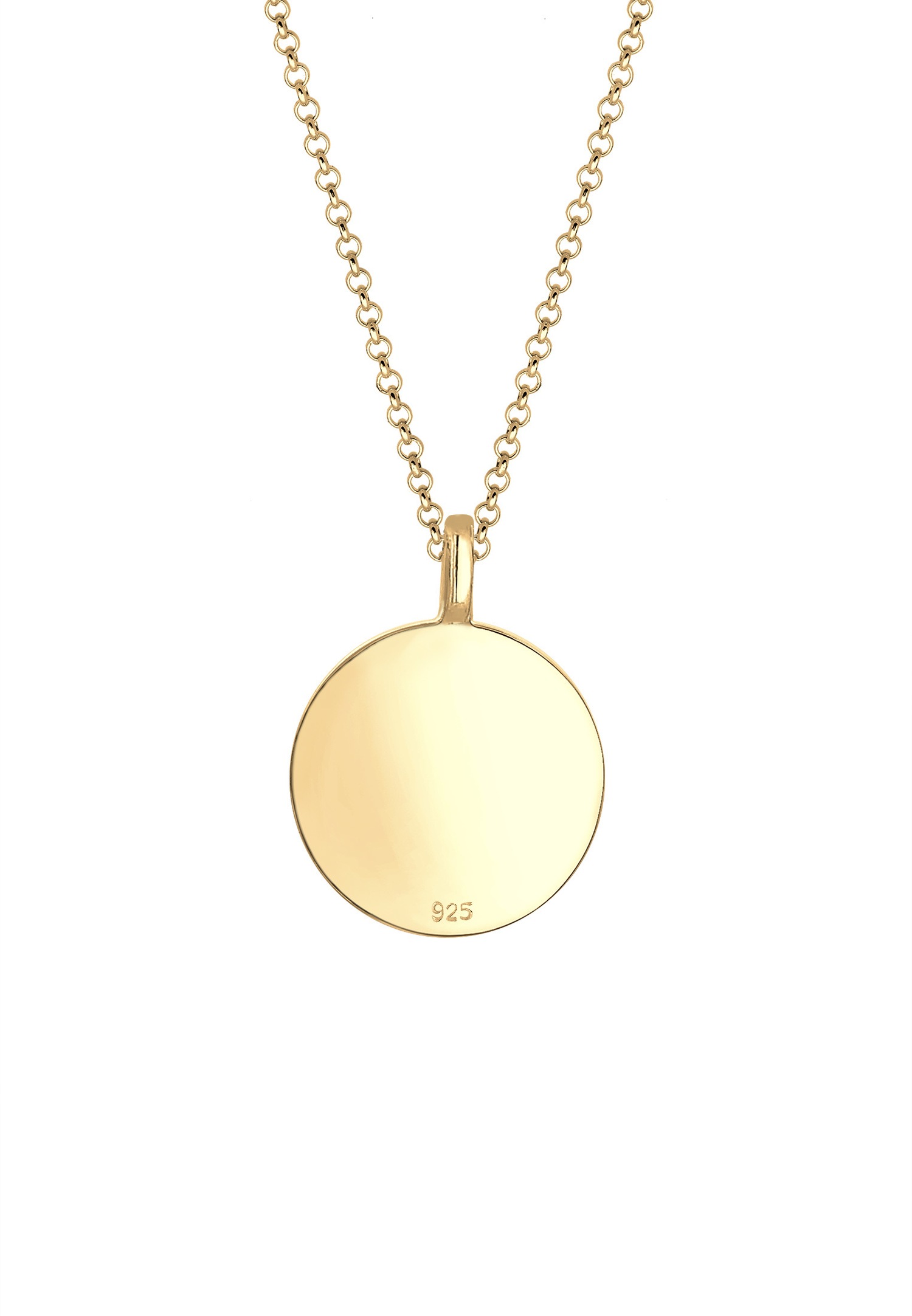 Ciondolo a forma di moneta Elli in argento sterling 925
