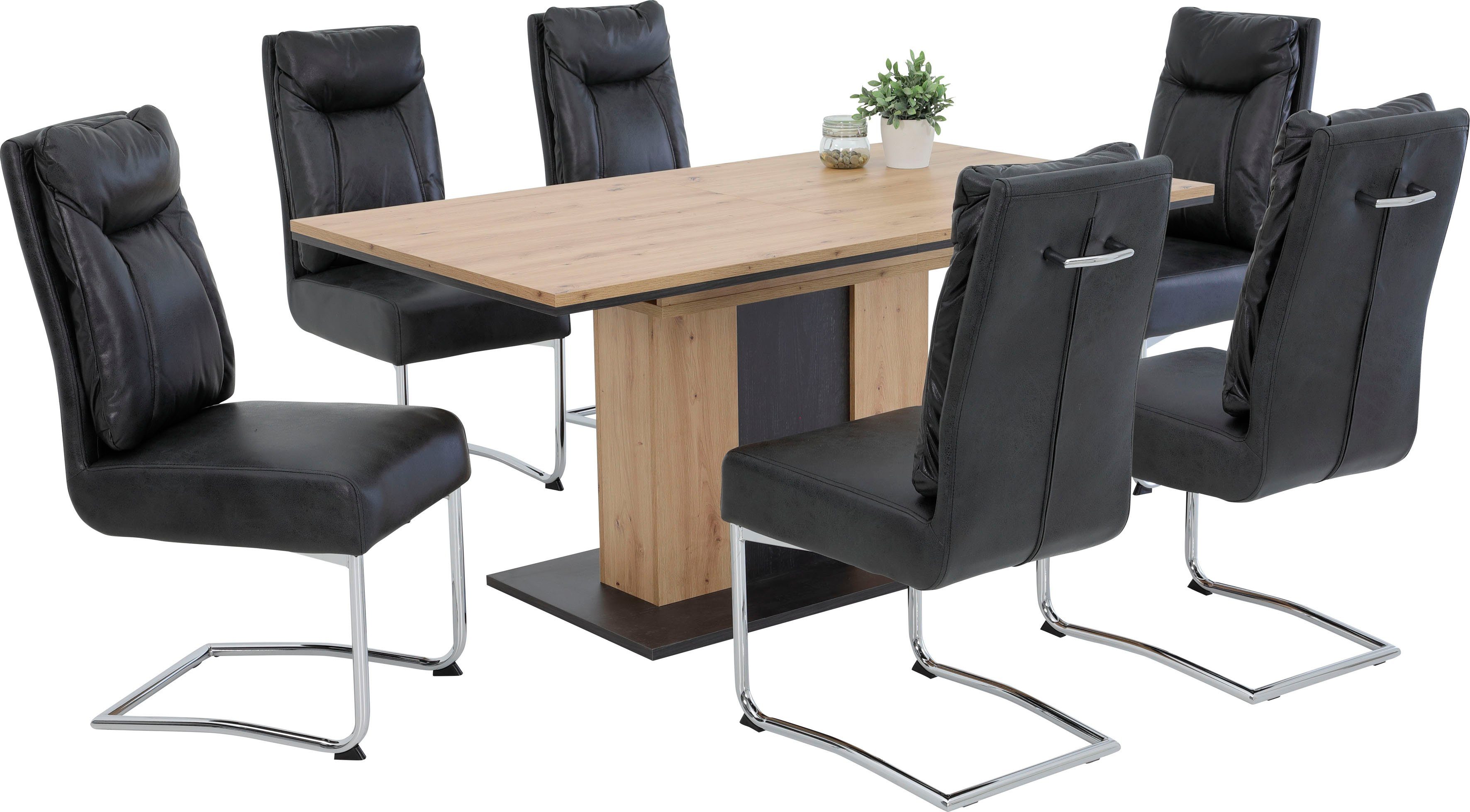 HELA Freischwinger Brenda S (Set, 2 St), bequeme Federkern Polsterung