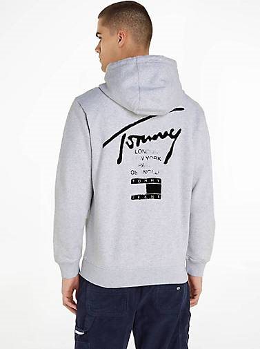 TOMMY-JEANS Herren Sweatjacke mit Kapuze TJM SPRAY PAINT