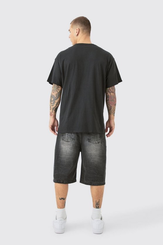 Oversize T-Shirt mit lizenziertem Slayer Band Print
