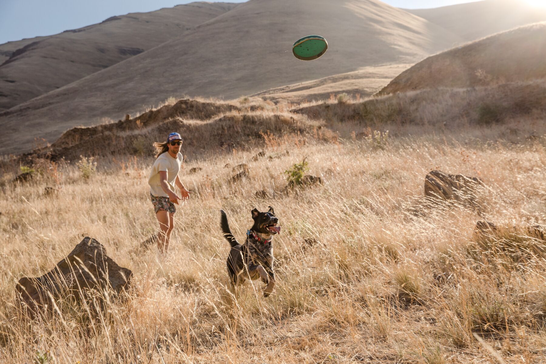 Ruffwear Frisbees & Wurfspielzeug Ruffwear Hover Craft™ Spielzeug blau/ türkis