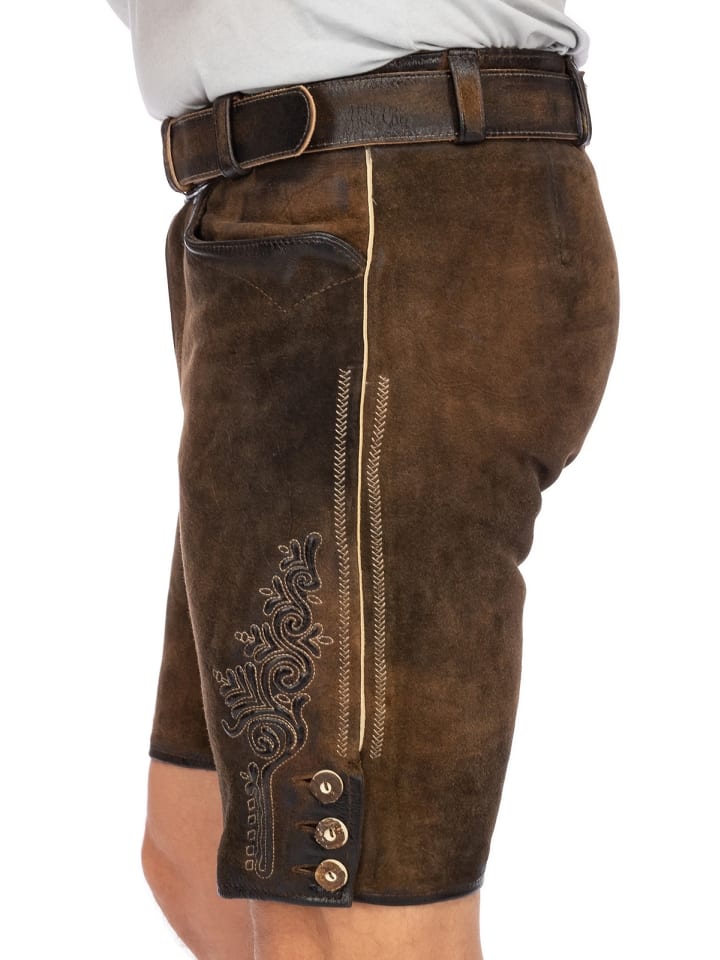 MADDOX Lederhose FAELO in braun günstig kaufen