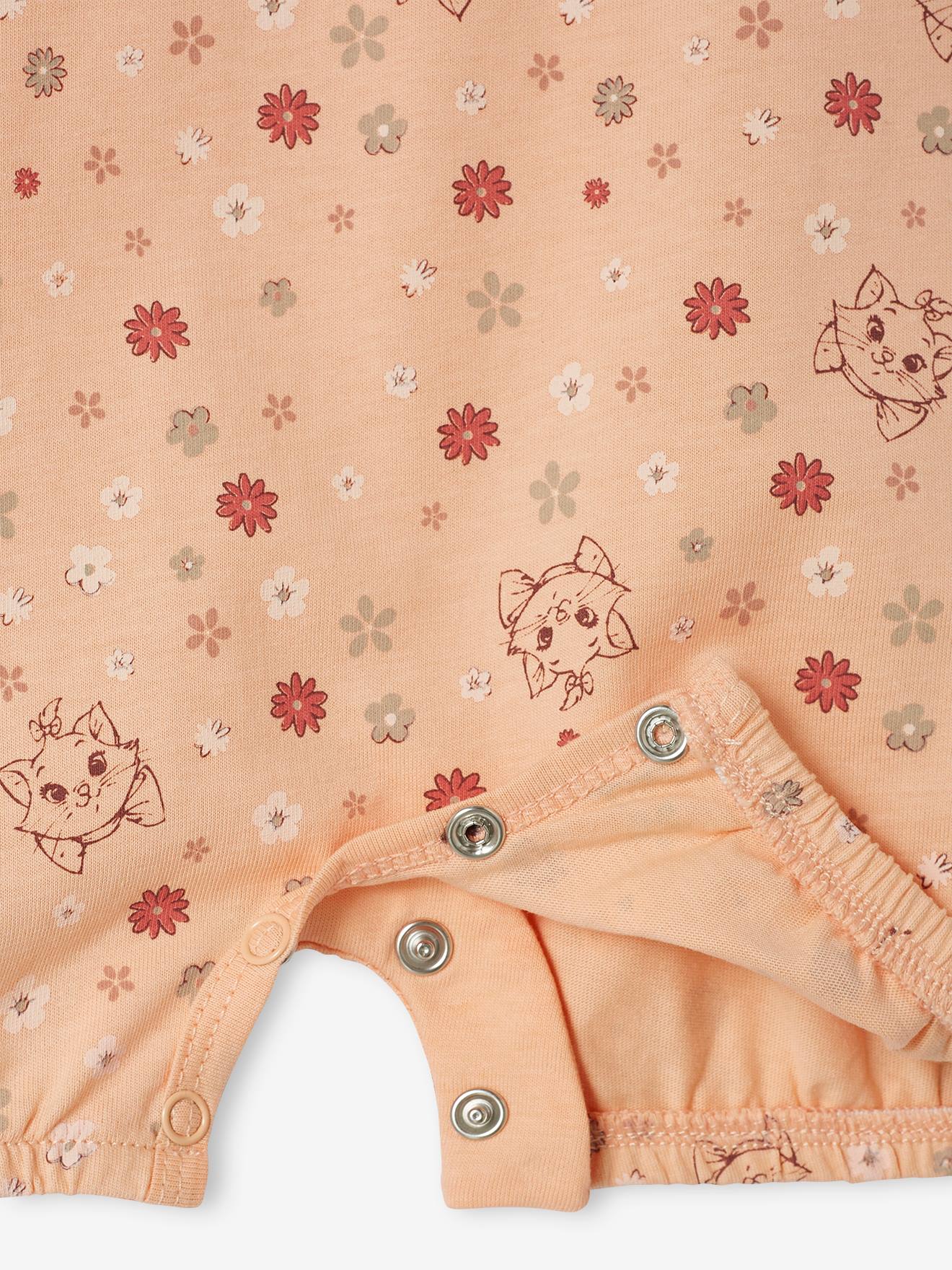 Lot de 2 combinaisons short bébé fille DS® Marie les Aristochats pêche