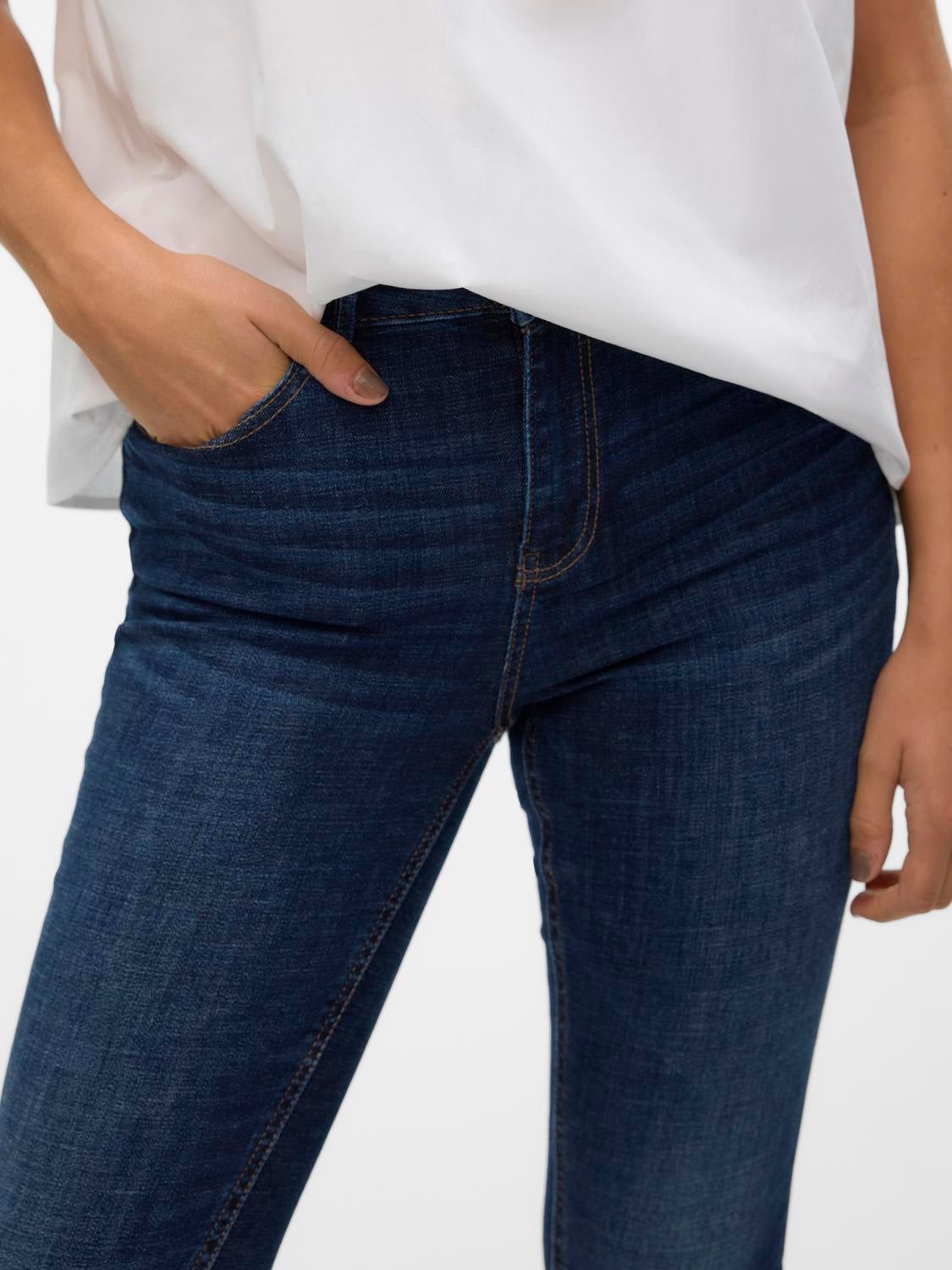 VMFLASH Mid Rise Skinny Fit Jeans