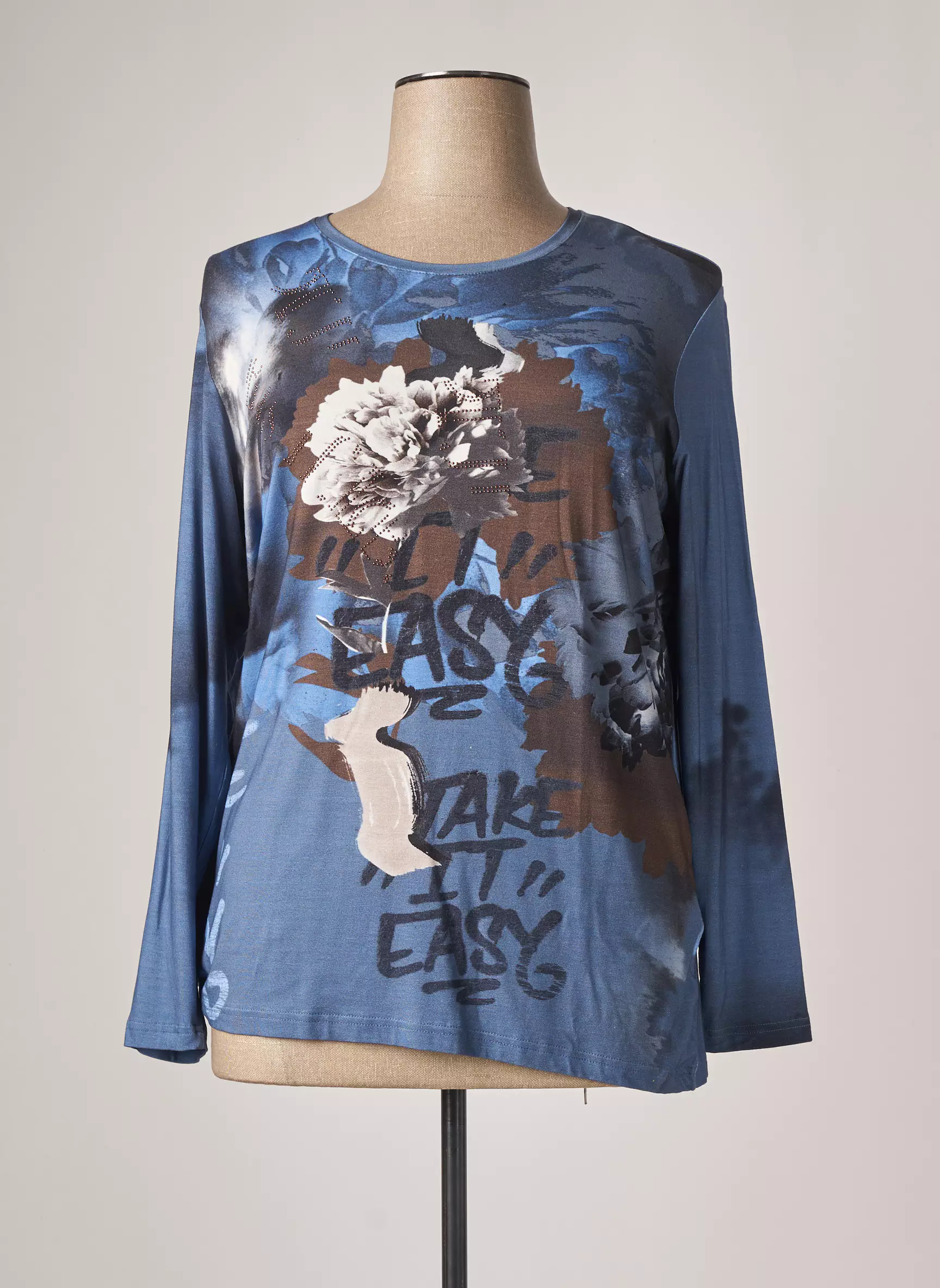 Hajo Tshirts Femme couleur bleu