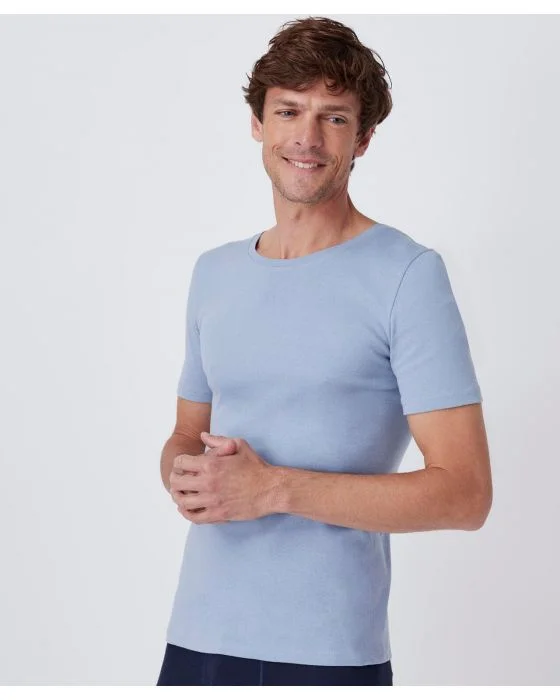 Lot de 2 tee-shirts Essential col rond, manches courtes