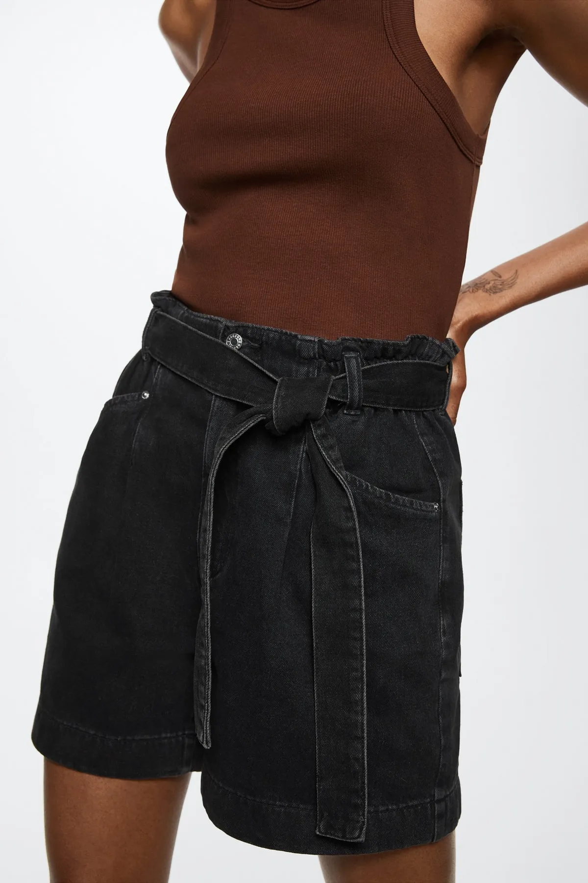 MANGO  37000459 Damen / Mädchen Schwarzer Denim