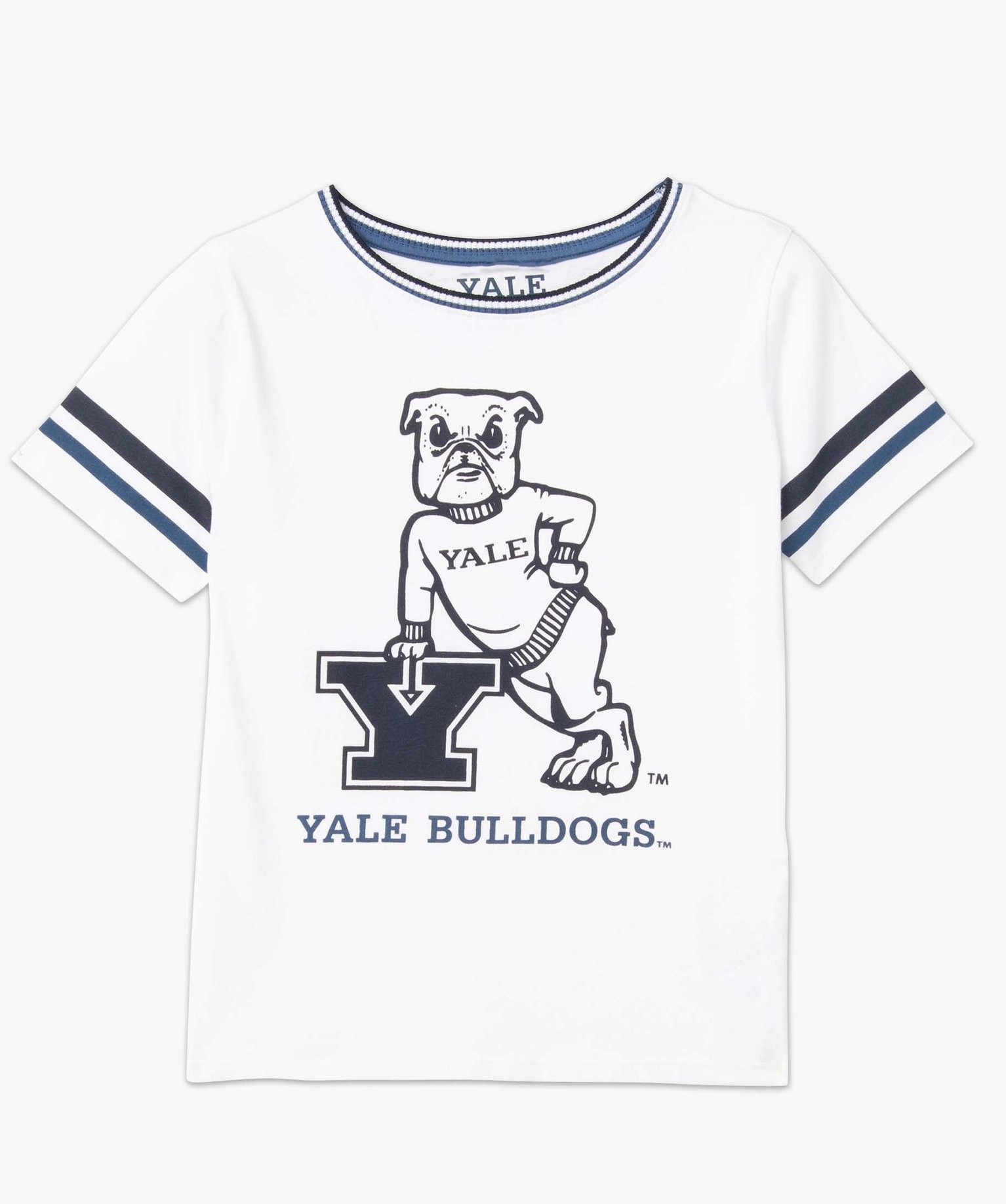 Tee-shirt femme à manches courtes avec motif XXL - Yale blanc | GEMO