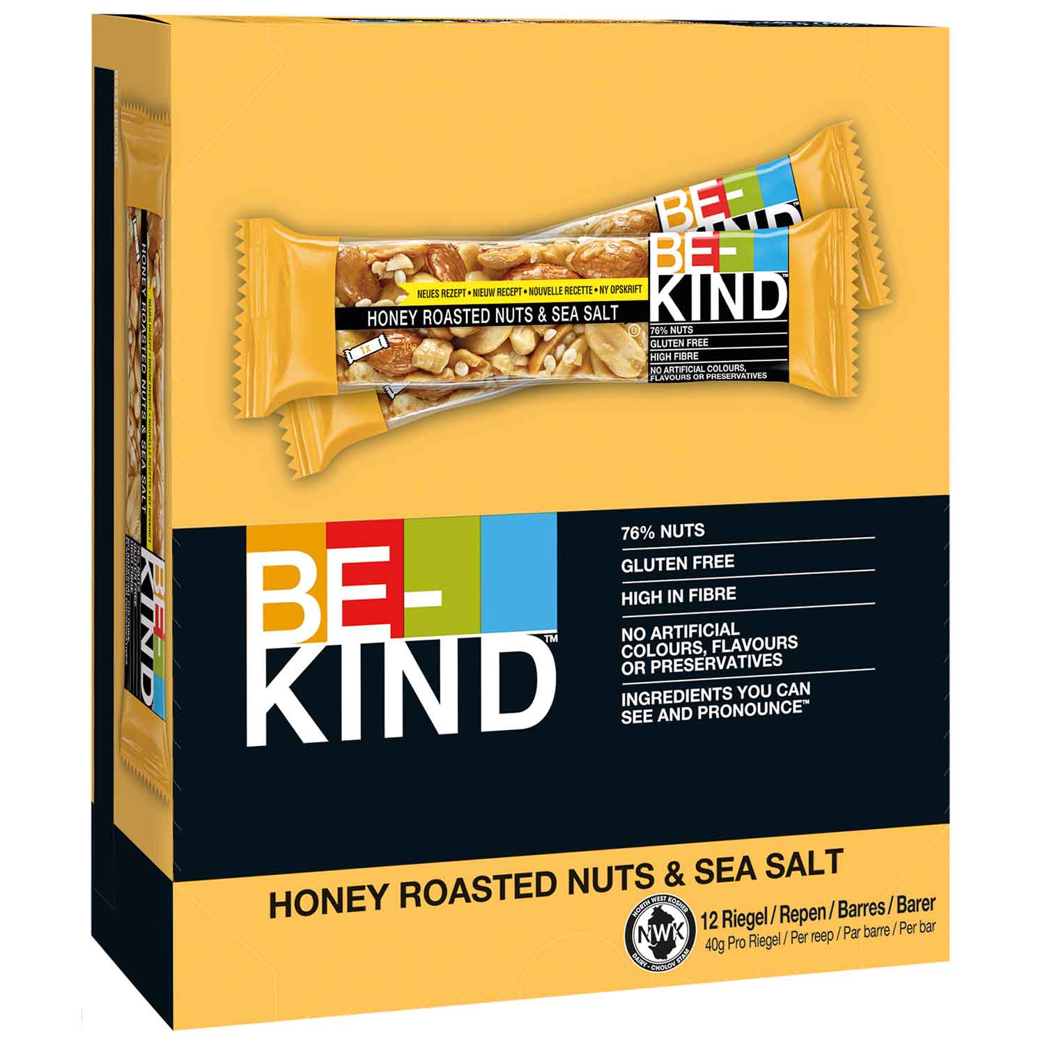 BE-KIND Honey Roasted Nuts & Sea Salt 40g