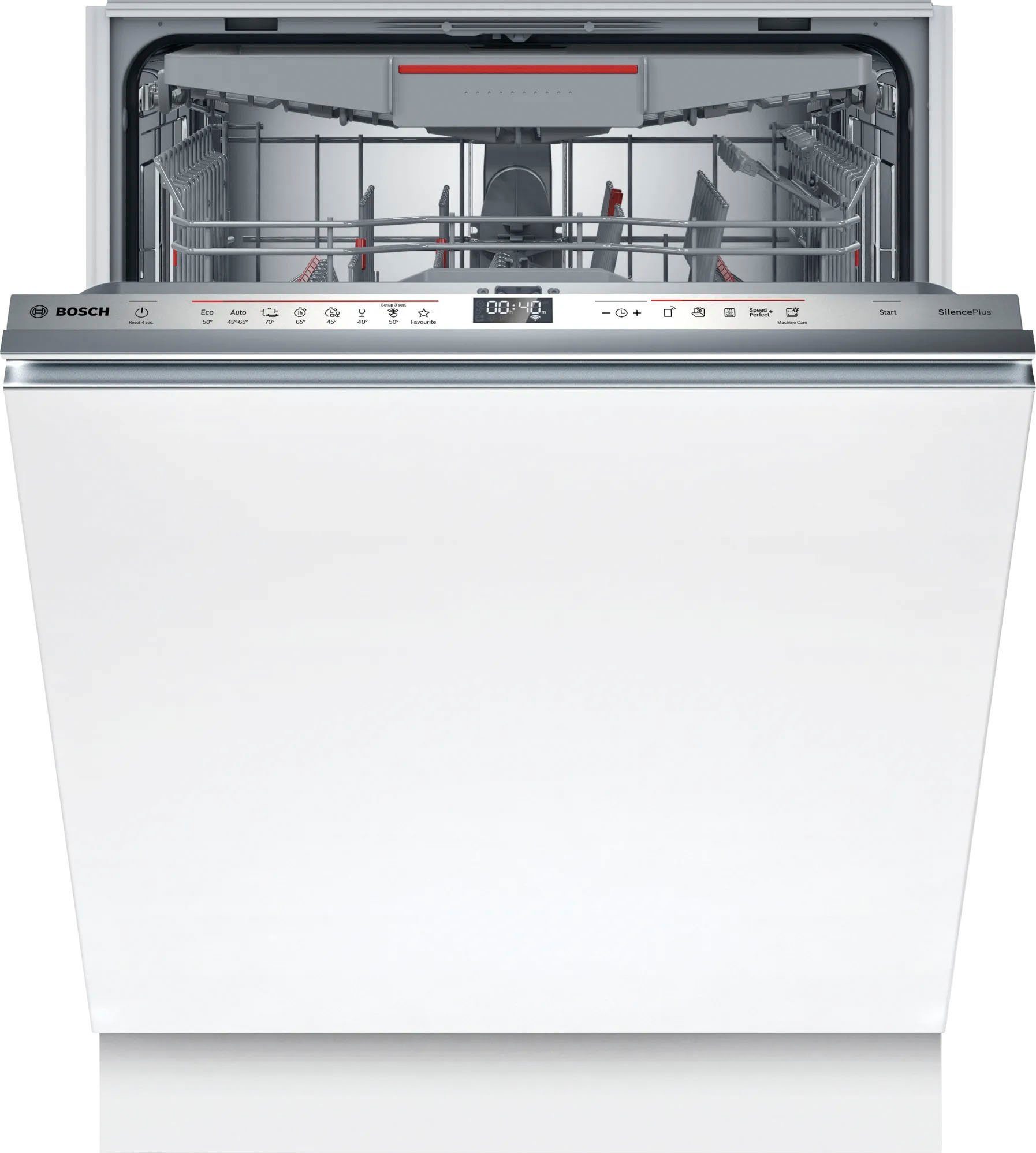 BOSCH vollintegrierbarer Geschirrspüler Serie 6, SBD6ECX00E, 14 Maßgedecke