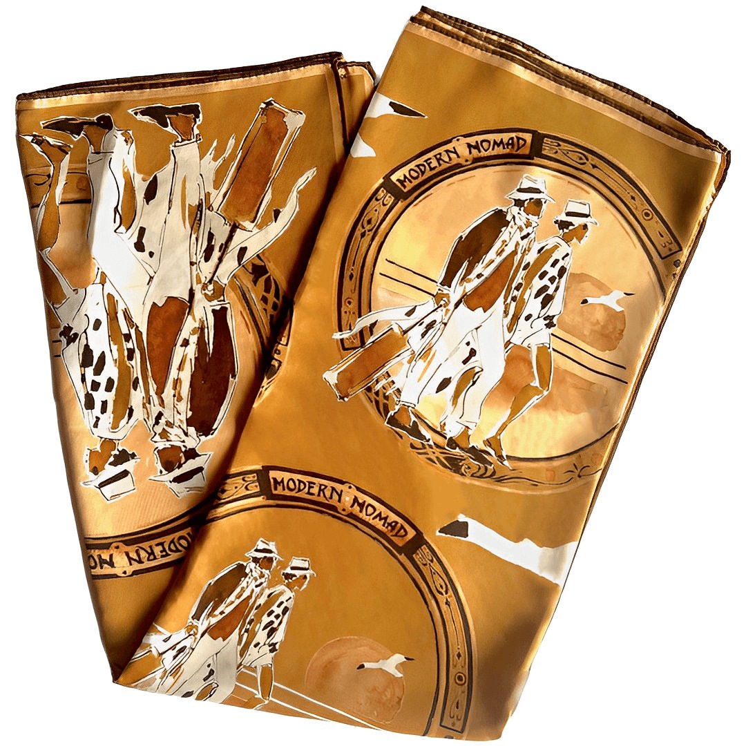 Modern Nomad Silk Scarf
