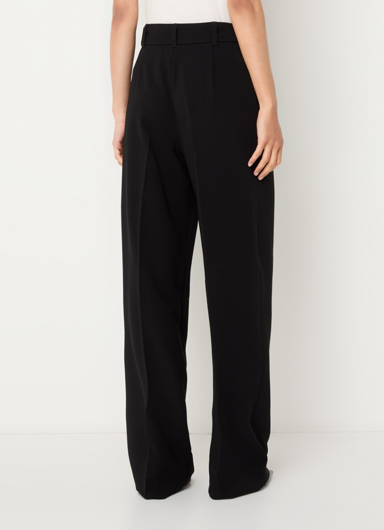 MaxMara Latina high waist straight fit trousers with side pockets